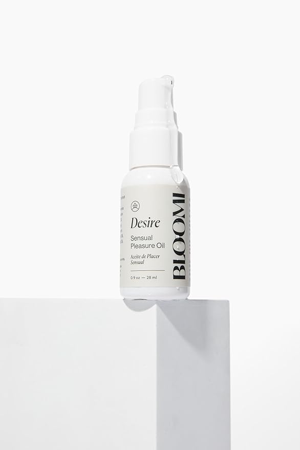 Bloomi Desire Body Oil, 0.9oz – Lightweight Fragrance-Free Massage Oil for Relaxation, Soothing Skincare, and Moisturizing Therapy – Vegan Formula with Natural Ingredients (1)