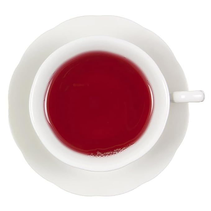 English Tea Store - Lady Hannahs Whole Fruit Herbal Tea | Loose Leaf Blend | Caffeine Free Fruit and Herb Tea with Apple, Hibiscus, Berries, Pineapple & Papaya | Refreshing Hot or Iced | 4oz