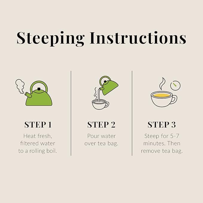 The Republic of Tea Beautifying Botanicals Beauty Brain Herbal Tea, 250 Tea Bags