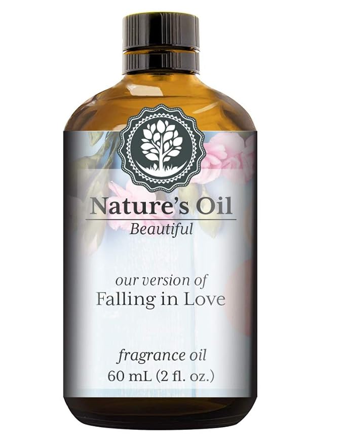 Falling in Love Fragrance Oil (60ml) For Perfume, Diffusers, Soap Making, Candles, Lotion, Home Scents, Linen Spray, Bath Bombs, Slime