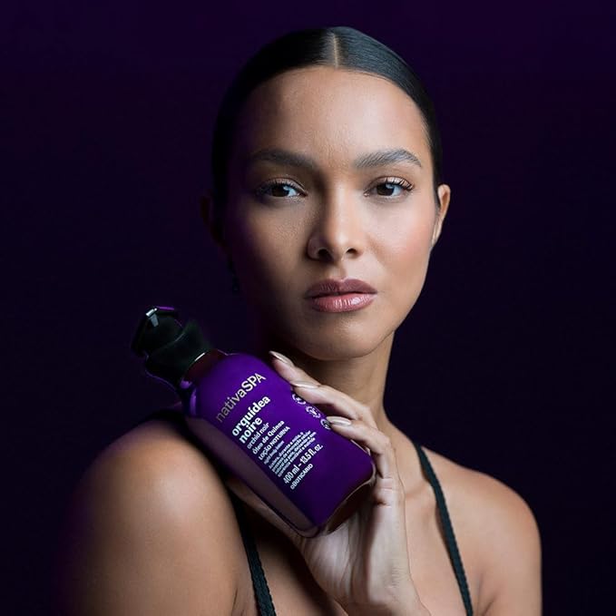 Nativa SPA by O Boticário, Orchid Noir Moisturizing Body Lotion, Fragranced Skin Hydration with Purified Quinoa Oil Drops, 13.5 Ounce (400ml)