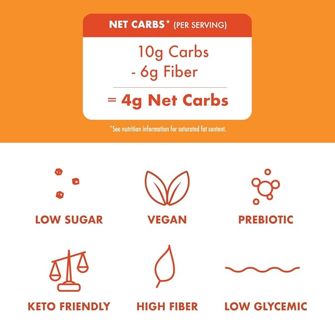 Rip Van Pumpkin Spice Keto Wafer Cookies, Healthy Vegan Snack, Non-GMO, Low Carb, Low Sugar (1g), Low Calorie, 16 Count