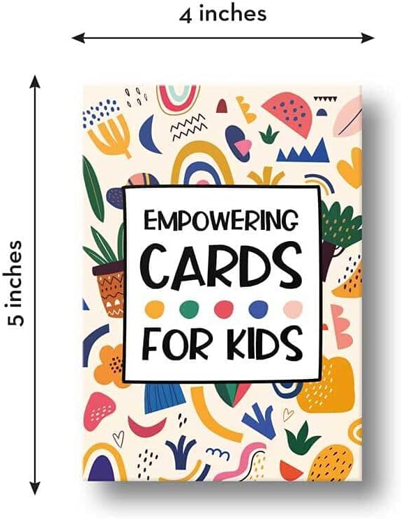Empowering Cards for Kids - Teaches Mindfulness, Affirmations, Self Esteem, Relaxation & More