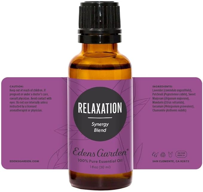 Edens Garden Relaxation Essential Oil Blend 100% Pure & Natural Best Recipe Therapeutic Aromatherapy Essential Oil Blends 118 ml (4 oz)