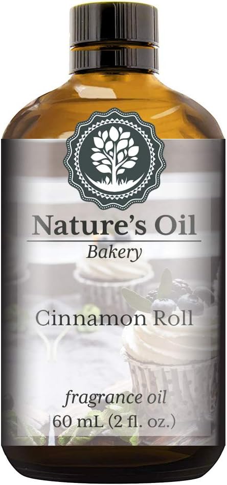 Cinnamon Roll Fragrance Oil (60ml) For Diffusers, Soap Making, Candles, Lotion, Home Scents, Linen Spray, Bath Bombs, Slime
