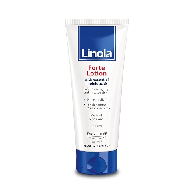 Forte Lotion - Body Lotion with Essential Linoleic Acids - Nourishing Cream against Itching with 24-Hour Effect - Soothes Itchy, Dry & Irritated Skin - Made in Germany - 200 ml (6.8 Fl Oz)