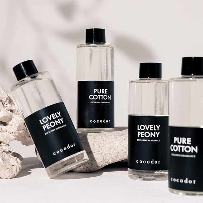 Cocod'or COCODOR Reed Diffuser Oil Refill/Black Cherry /6.7oz / 1 Pack/Aromatherapy, Home Fragrance, Scented Oils, Oils for Reed Diffuser, Bathroom Home Decor