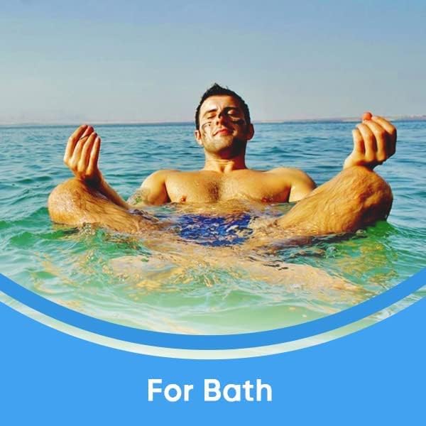 Dead Sea Salt – Dead Sea Salts for Soaking, Mineral Salt for Bath, Spa, Shower – Pure and Natural Bath Salt for Foot Soak, More Minerals Then Epsom Salt, Fine Salt Mined from Dead Sea