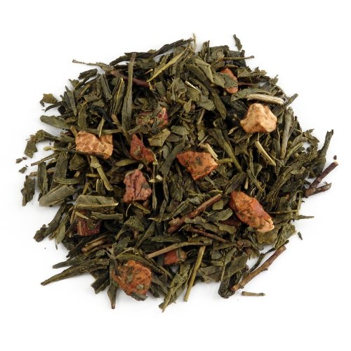English Tea Store Granny Green Apple Tea Pouches - 4oz | Loose Leaf Green Tea | Refreshing Apple Flavor || Fruity Aromatic Blend | Great Hot or Iced