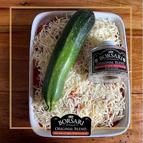 Borsari Original Seasoning Salt 2-Shaker Gift Set - Seasoned Salt Blend - Gourmet Seasoning Set With Herbs and Spices - All Natural Seasoning Blend for Cooking (Original 4 oz, Pack of 2)