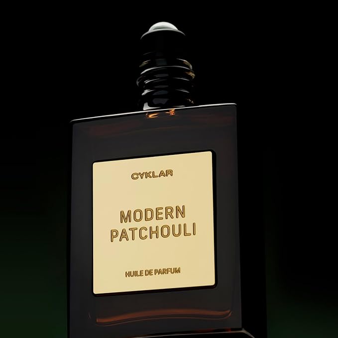 CYKLAR Perfume Oil Roll-On. Travel-Friendly Modern Patchouli Fragrance with Bergamot, Verbena, and Cashmere. Long-Lasting Essential Oil Parfum for Women and Men. 0.5 Fl Oz Scented Rollerball Bottle