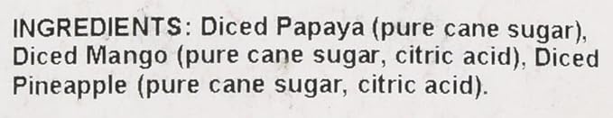 Gerbs Tropical Dried Fruit Snack Mix 2 lbs. | Unsulfured, No Additives, Resealable Bag | Lightly Sweet & Juicy Blend | Top 14 Allergen-Free