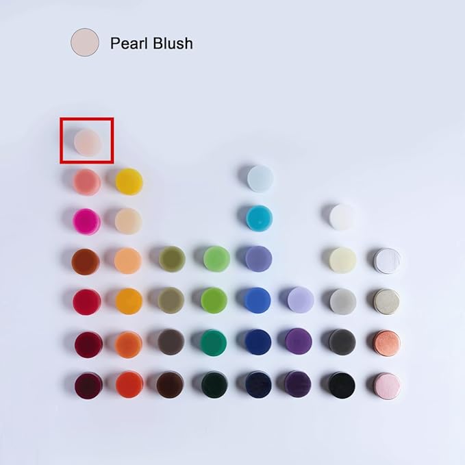 MOZEAL 3" x 4" Hand-Poured Unscented Blush Candle, Dripless Light Pink Pillar Candle Set of 3, Long Clean Burning, Approx 72 Hours Burn Time, Rustic Country Style Decor, Pearl Blush Rose