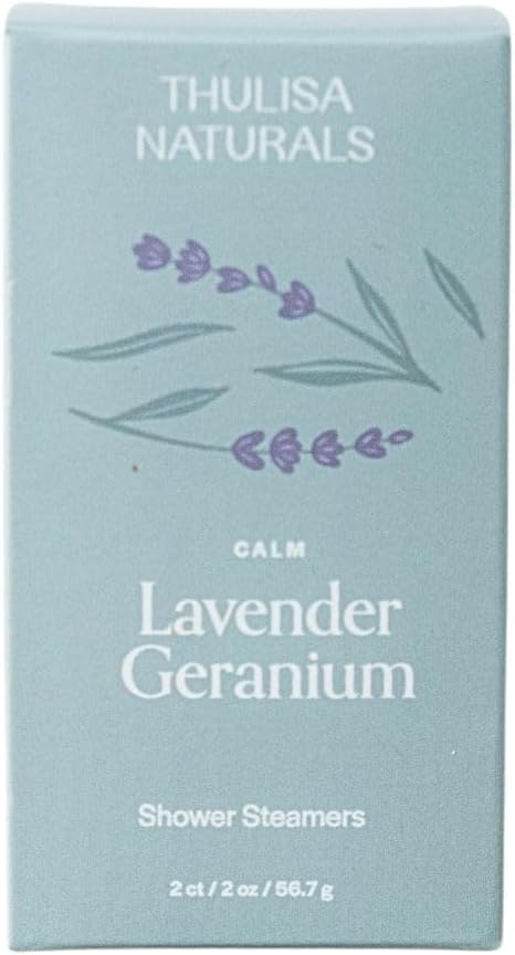 Shower Steamers | Lavender Geranium | 2 Pack Gift Set
