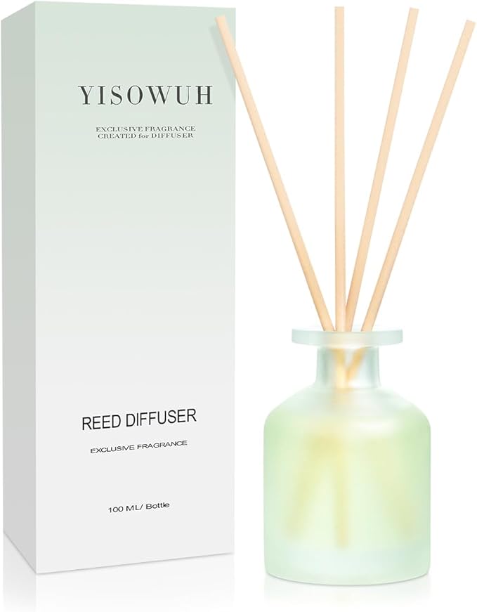 Reed Diffuser - Clean Linen 3.38oz (100ml)*1 Pack Essential Oil Reed Diffuser Set with 8 Sticks, Long Lasting Fragrance for Home, Bathroom, Bedroom, Room, Decor, Gifts