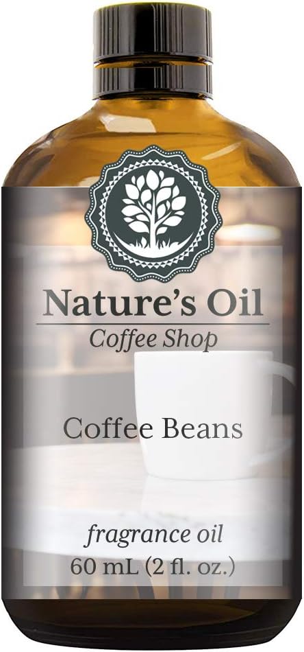 Coffee Beans Fragrance Oil (60ml) For Diffusers, Soap Making, Candles, Lotion, Home Scents, Linen Spray, Bath Bombs, Slime