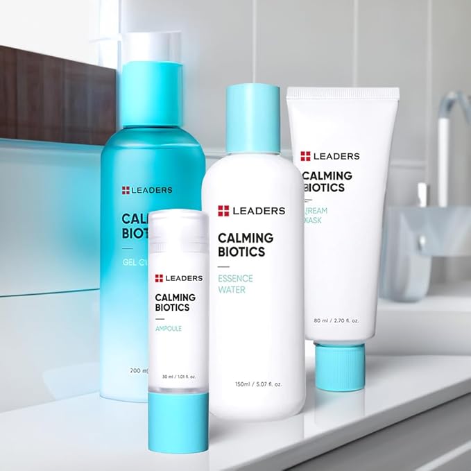 LEADERS Cosmetics Calming Biotics Cream Mask - 80ml, 2.70 Fl Oz Gel Type Revitalize Strengthen Skin Barrier Hydrating for Sensitive Skin