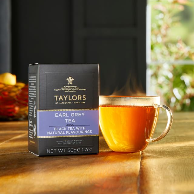 Taylors of Harrogate Black & Herbal Tea Variety Pack – English Breakfast, Earl Grey & Chamomile – 60 Tea Bags (Pack of 3)