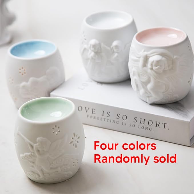 10-Pack Aromatherapy Wax Melts, Two Scent Combo | Wax Warmer & 8 Tealights Included | 90g (3.17 oz) per Pack | Eco-Friendly Soy Wax, 8 Scents (Cotton & Ocean Breeze) (Lavender & Pumpkin)