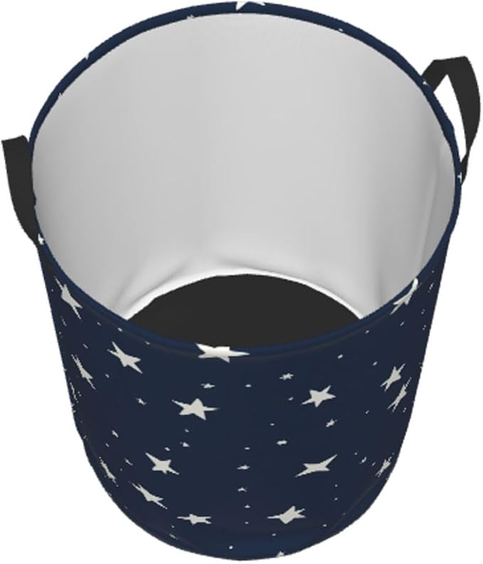 Laundry Basket Small Star Collapsible Large Capacity,63l Dirty Clothes Basket Durable Lightweight Hamper With Handles Ideal For Clothes, Toys Home Organization