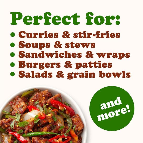 Food to Live Organic Soy Chunks 6 Pounds, – Unsalted Nuggets, High Protein. Plant-Based. Meat Alternate Substitute. Non-GMO. Vegan, Kosher, Bulk