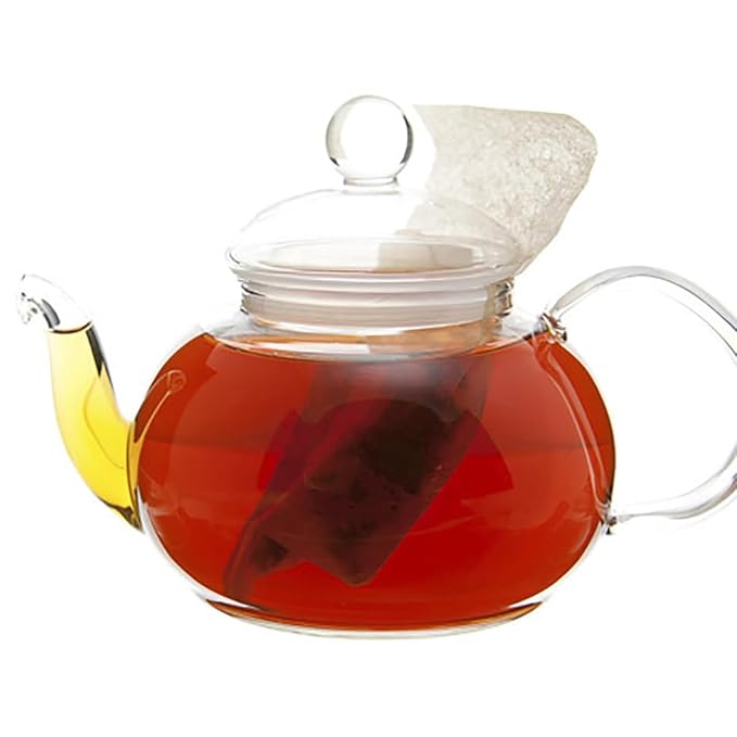 Blackcurrant Flavored Loose Leaf | Natural Fruit Infusion | 4oz Resealable Pouch | Sri Lankan Blend with Flower Petals | Medium Caffeine | Hot or Iced Brew