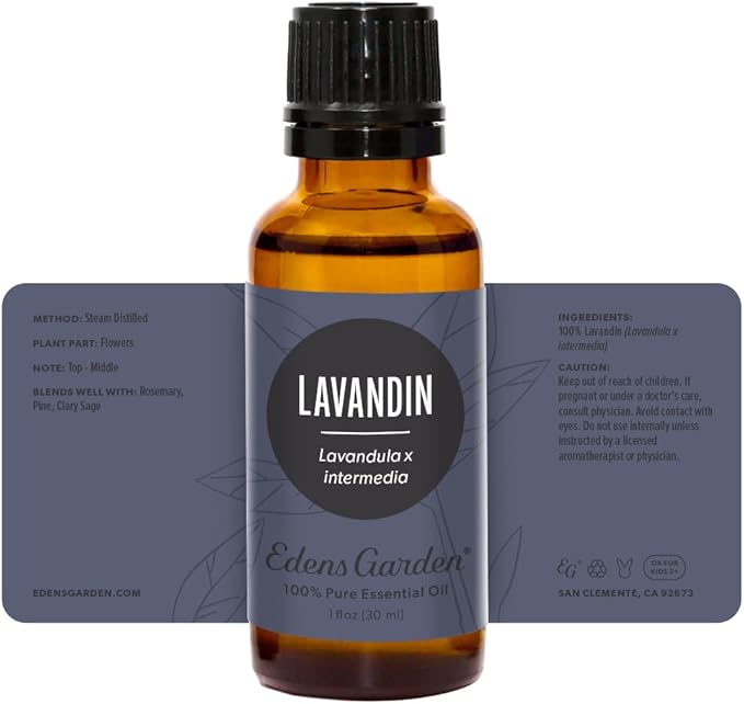 Edens Garden Lavandin Essential Oil- 100% Pure Premium Grade, Undiluted, Natural, Therapeutic, Aromatherapy, The Best for Diffuser, Skin, Face, Humidifiers 30 ml (1 fl oz)