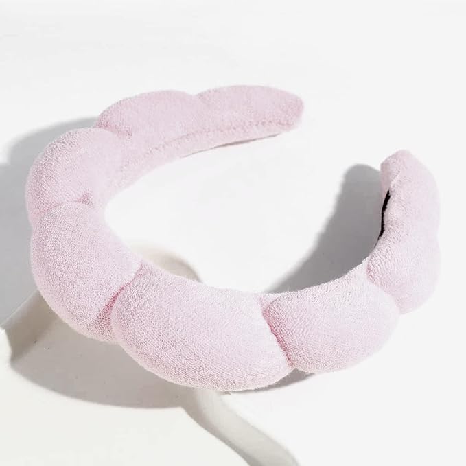 Spa Headband Material, Unique Design, Size, Widely Used, Reminder, Light Pink