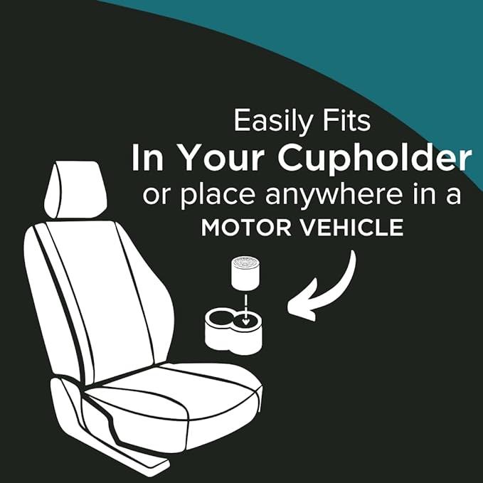 Citrus Magic On The Go Odor Absorbing Solid Car Air Freshener, Refreshing Lavender, 8-Ounce, Pack of 3