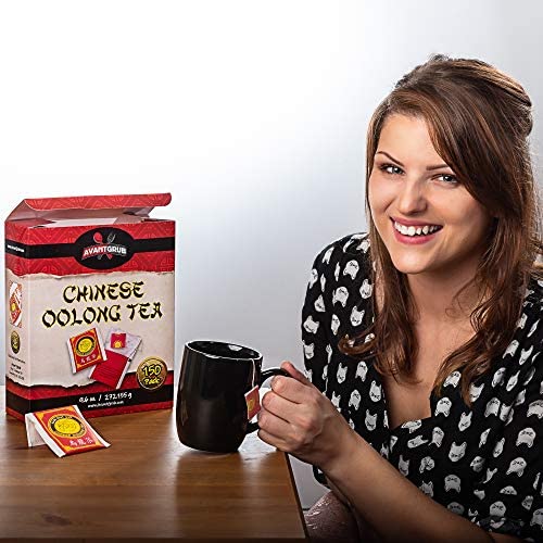Authentic Restaurant-Grade Oolong Tea Bags 300 Pk. Premium Chinese Tea Sachets for Hot or Iced Caffeinated Drinks. Individually Packed Semi-Fermented Drink for Detox, Health Diet, Energy 19.2 Oz.