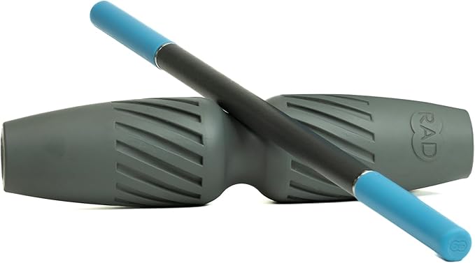 RAD 2-in-1 Muscle Flushing Kit – Includes Exercise Foam Roller & Massage Roller Stick – Deep Tissue Myofascial Release, Muscle Recovery Tools for Mobility & Performance