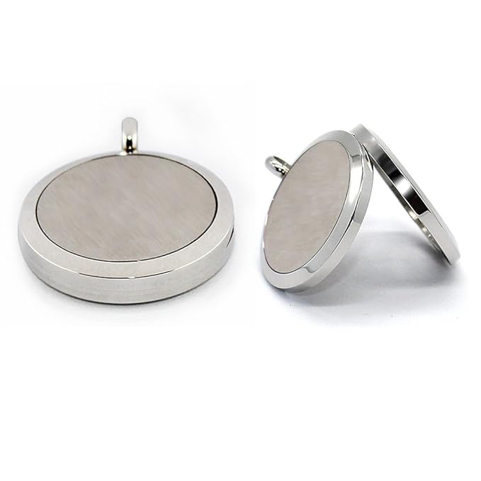 Aromatherapy Essential Oil Diffuser Necklace Stainless Steel lnspirational Locket Pendant(Love Cat)