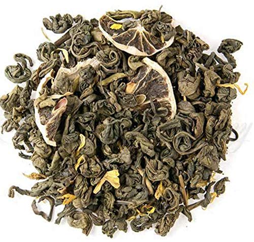 Denise's Fine Tea, USDA Organic, Lemon Green, Flavoured Green Tea, Loose Leaf (100g)