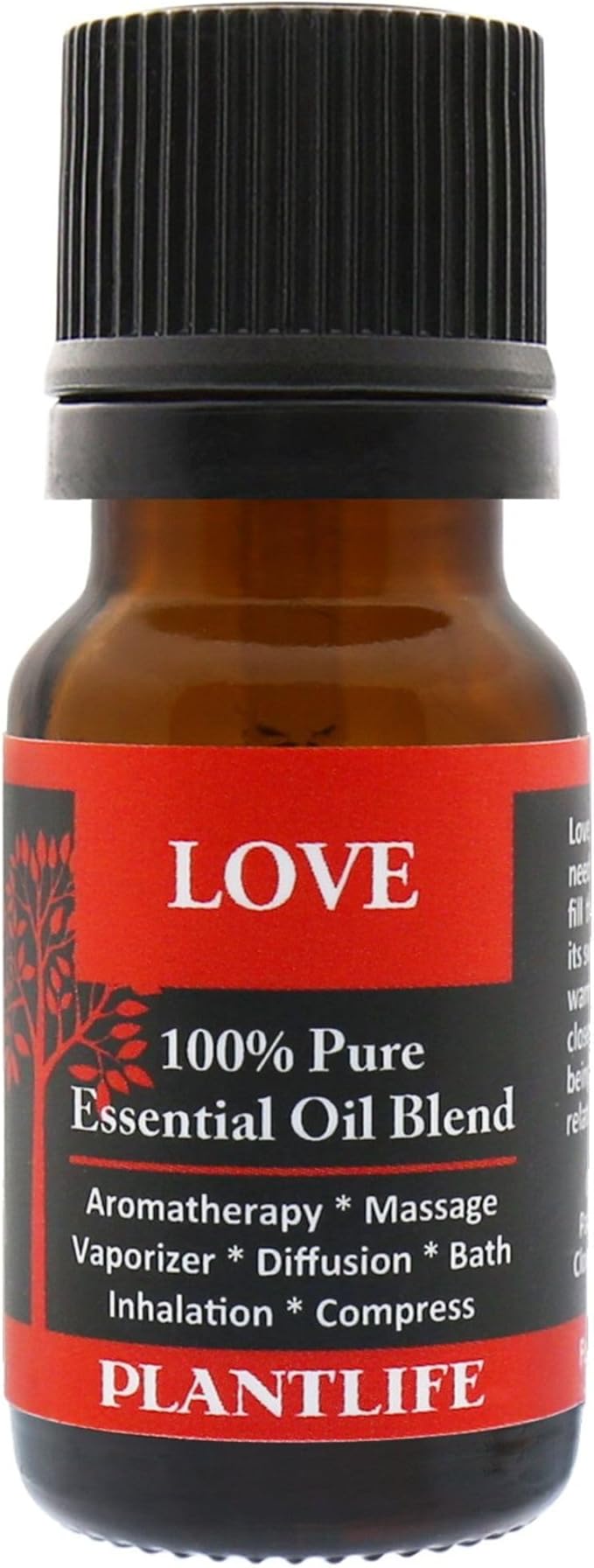 Plantlife Love Aromatherapy Essential Oil Blend - Straight from The Plant 100% Pure Therapeutic Grade - No Additives or Fillers - Made in California 10 ml