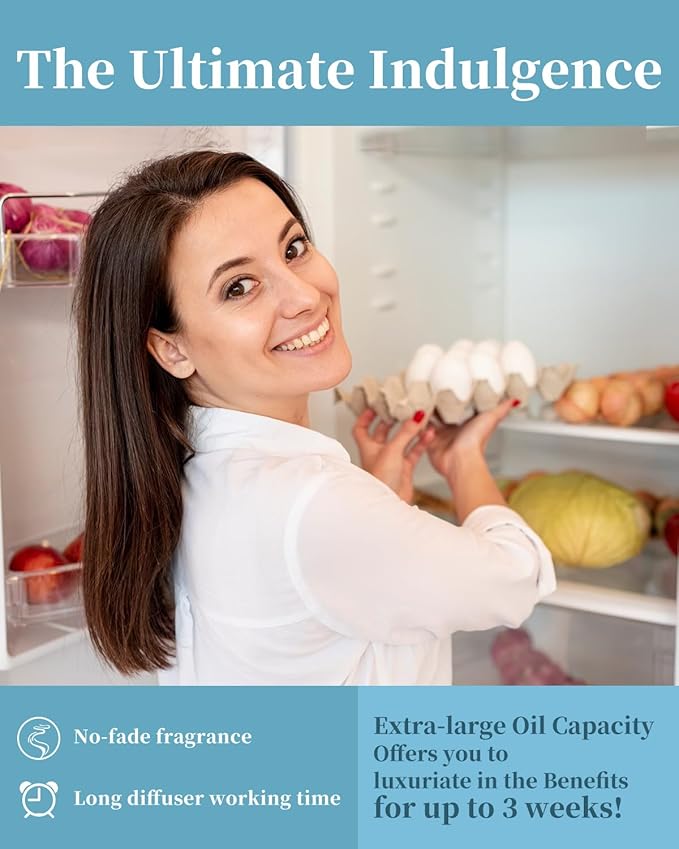 VTS Waterless Diffuser with Essential Oils Set, Tea Tree Scent Aromatherapy Gift Set for Home (1 Fl Oz Tea Tree Oil & 1 Fl Oz Clean Blend & Waterless Diffuser)