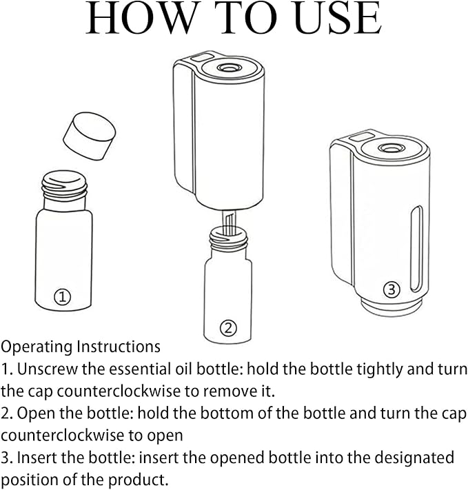 Smart Car Air Fresheners Refill Essential Oils 3PCS, Automotive Scent Dispenser Rechargeable Aromatherapy Diffuser Vent Clip for Cars, 3 Adjustable Modes (Aromatherapy Oil 3PCS)