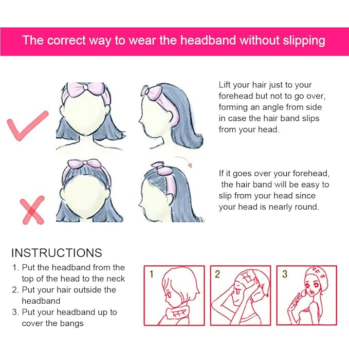 6 Pcs Spa Headband and Wristbands,Coral Fleece Makeup Cosmetic Headband for Washing Face, Bow Headbands for Shower Terry Cloth Headbands for Women Facial Hair Band