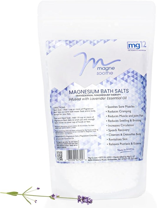 2.2lb MagneSoothe Lavender Magnesium Bath Salt