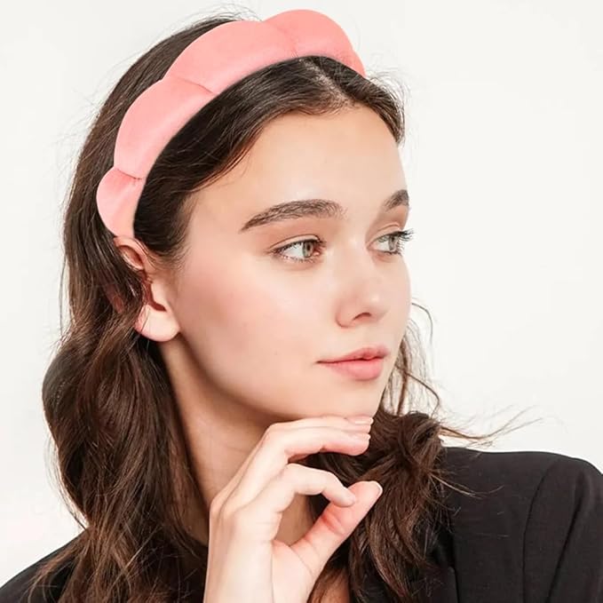 Spa Headbands for Washing Face or Facial, Makeup Headband, Skincare Headbands, Terry Cloth Headband Face Wash Puffy Headband, Mask, Skin Treatment