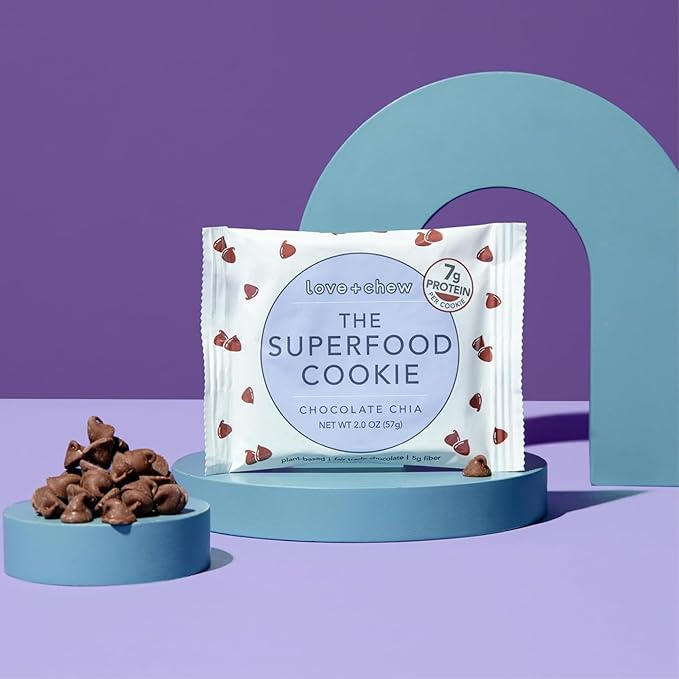 Love and Chew Superfood Chocolate Chia Cookie, 2 OZ