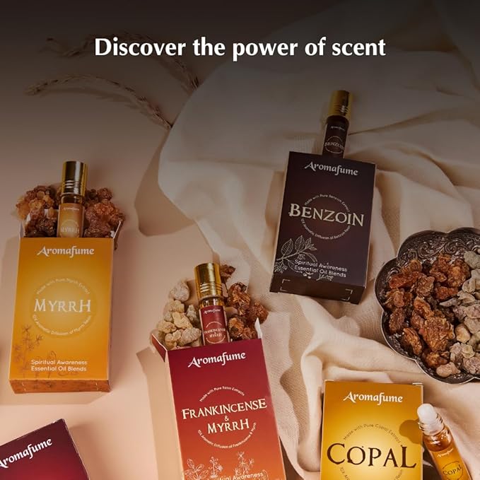 Dragon’s Blood Resin Essential Oil Roll-On by Aromafume | 1 x 10ml / 0.33 fl oz by Aromafume| Ideal for Spirituality & Rituals | Made with Pure Resin from Socotra | Non-Alcoholic, Non-Toxic & Vegan