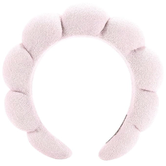 Spa Headband Material, Unique Design, Size, Widely Used, Reminder, Light Pink
