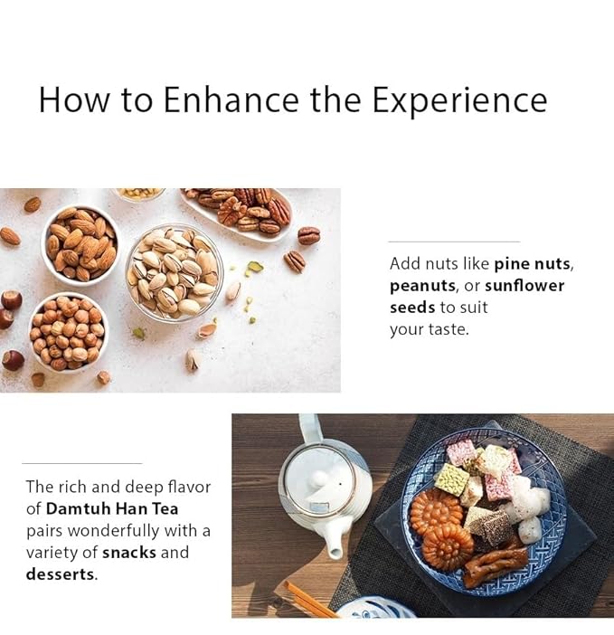 DAMTUH Korea Traditional Han Tea - Herbal Tea single serve 15g x 15 sticks