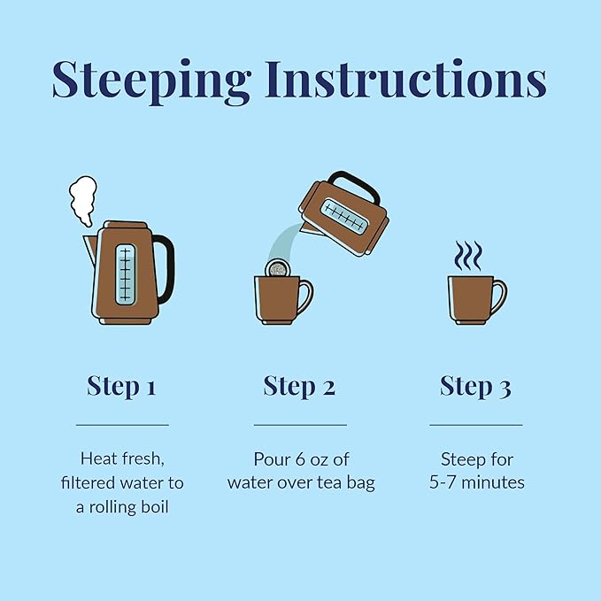 The Republic of Tea Almond Coconut Macaroon Red Rooibos Herbal Tea, 36 Tea Bag Refill