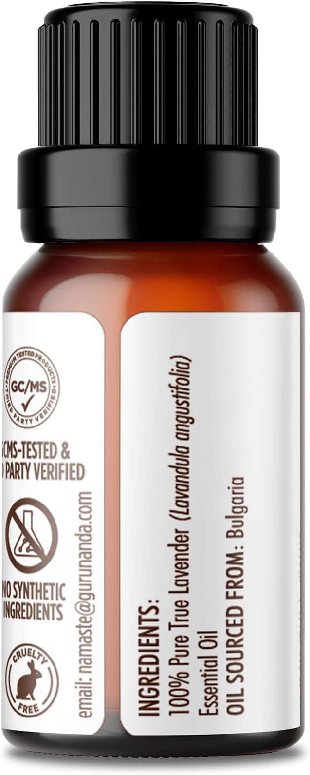 GuruNanda Lavender Essential Oil, 100% Pure, Natural & Undiluted Aromatherapy Oil for Diffusers, Massage & DIY Recipes, Aids in Feeling of Relaxation and Calmness (2X0.5 Fl Oz)