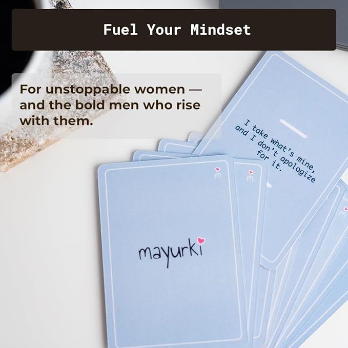 UNSTOPPABLE Affirmation Cards – 52 Bold Mindset Quotes for Ambitious Women, Men Entrepreneurs & High Achievers – Motivational Gift for Her, Him, Boss, or Relentless Dreamer