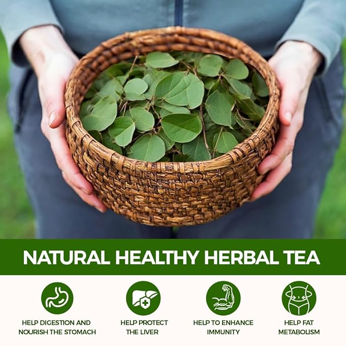 WOTIHA-Natural Moringa Leaf Tea 120g. 60 Herbal Tea Bags.100% Natural & Pure from Moringa Leaves,Non-GMO • Additive-Free • Caffeine-Free • Sugar-Free • Vegan