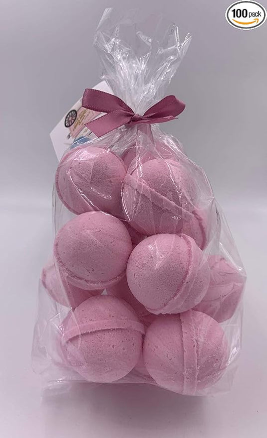 Spa Pure 14 Bath Bomb Fizzies with Shea Butter, Ultra Moisturizing, Great for Dry Skin, All Skin Types (14 Count) Pack of 1 (Watermelon Lemonade)