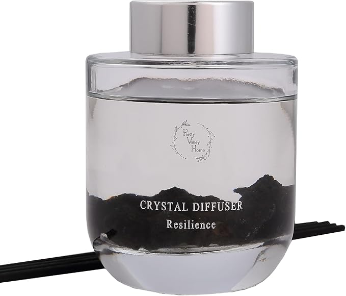 Reed Diffuser Set, Pretty Valley Home Diffuser 100Ml / 3.52 fl OZ Gift Box - Includes Reed Diffuser Sticks, Long Lasting Fragrance Oil and Glass Bottle for Office Living Room Decor (Resilience)