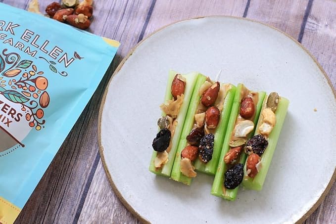 Lark Ellen Farm Sweet and Salty Nut and Seed Trail Mix, Gluten Free Trail Mix Bags, Grain Free Healthy Snacks, Certified Organic, Non-GMO, Paleo, Vegan 8oz, 6 pack